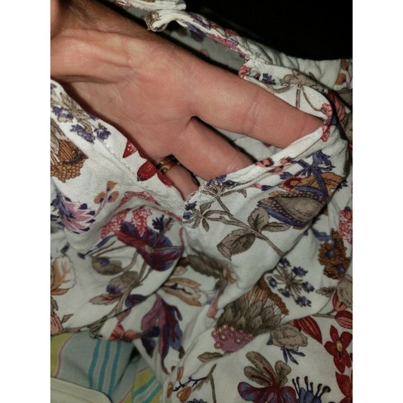 SOLD Umgee Tunic Top Floral Medium Keyhole Lightweight 3/4 Sleeves Spring - Picture 4 of 7